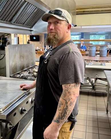 Sean in the Mission kitchen